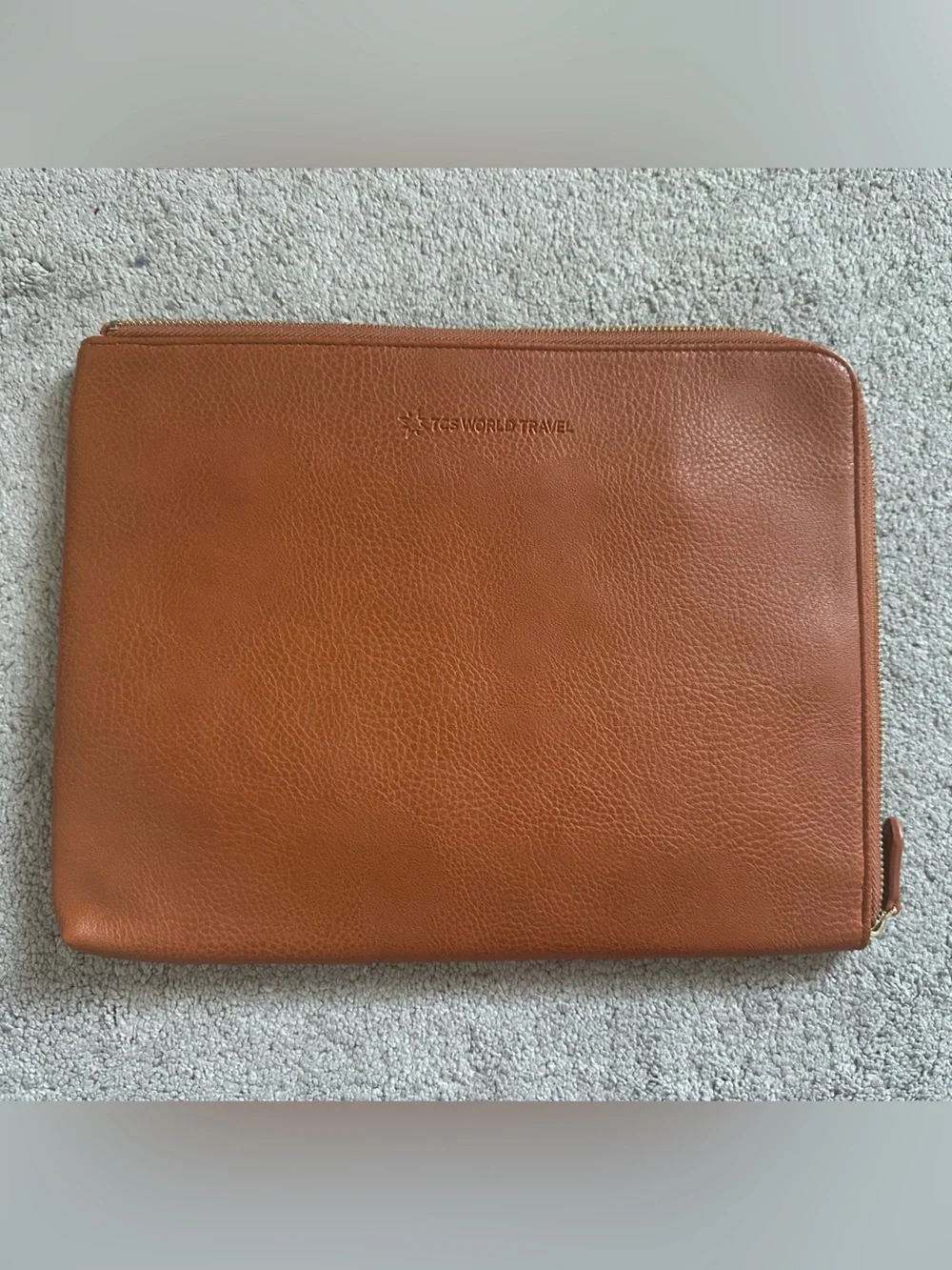 Leather TCS World Travel Document Organizer